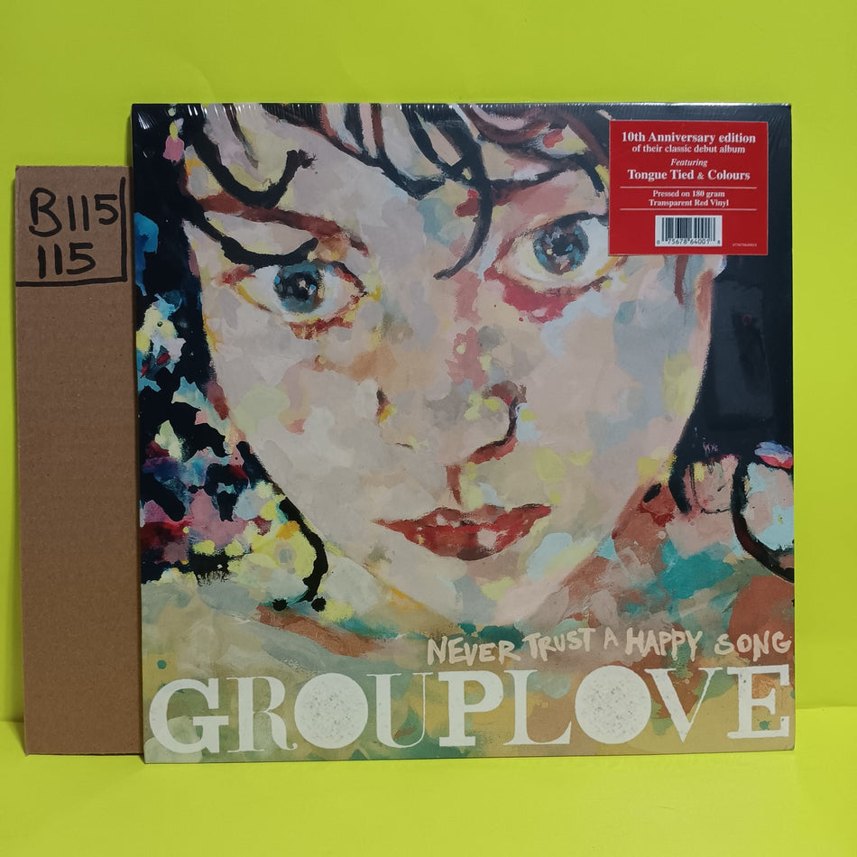 Grouplove - Never Trust A Happy Song  - 2022 - 075678640018 New - Sealed - Vinyl