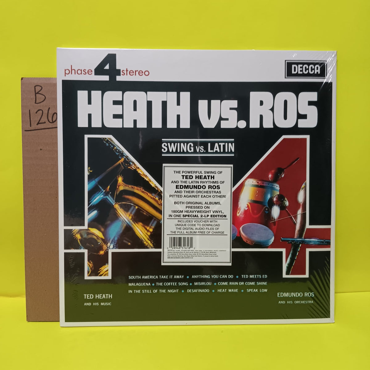 Heath vs. Ros - Vols 1 & 2: Swing vs. Latin / Round 2 - 2016 - 483 1618 New - Sealed - Vinyl