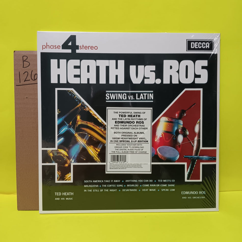 Heath vs. Ros - Vols 1 & 2: Swing vs. Latin / Round 2 - 2016 - 483 1618 New - Sealed - Vinyl