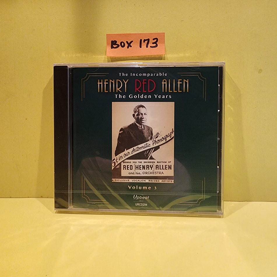 Henry Red Allen - The Incomparable Henry Red Allen The Golden Years Vol 3 - 2022 - URCD294 New - Sealed - CDs