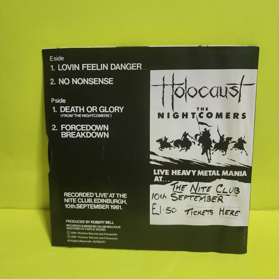 Holocaust - Live From The Raw Loud N' Live Tour - 1981 - PSP 3 New - NM - Vinyl