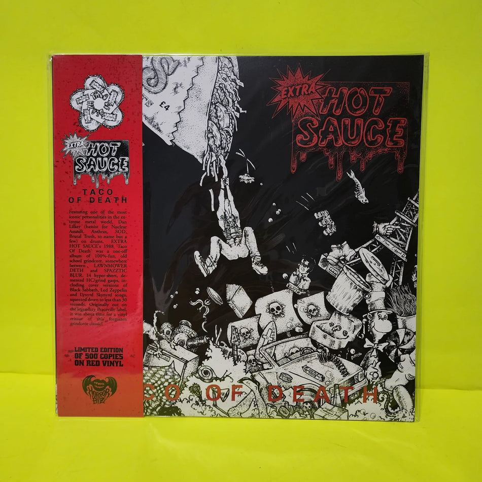 Extra Hot Sauce - Taco Of Death - 2023 - HRB005 New - Sealed - Vinyl