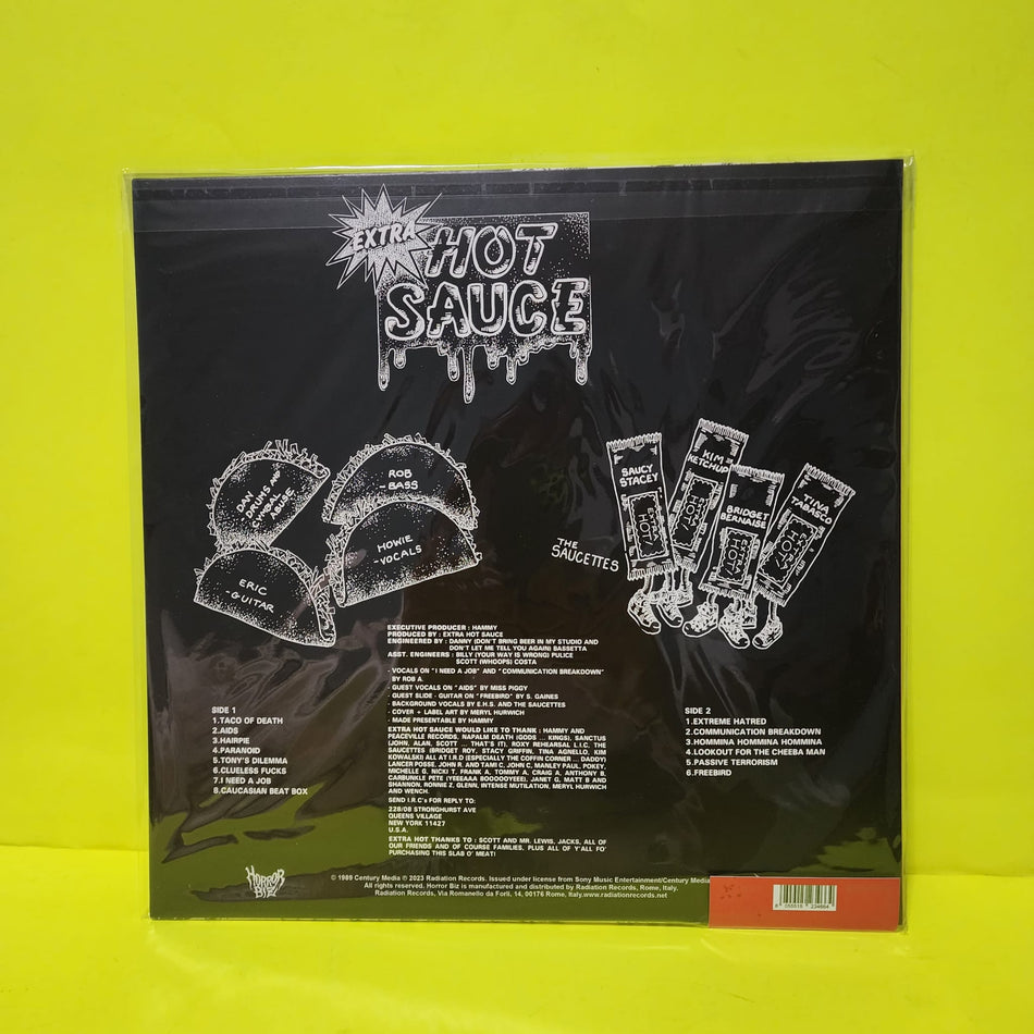 Extra Hot Sauce - Taco Of Death - 2023 - HRB005 New - Sealed - Vinyl