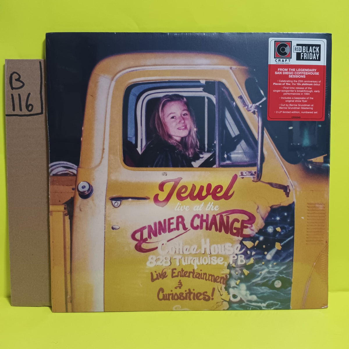 Jewel - Live At The Inner Change /RSD Numbered  - 2020 - CR00349 New - Sealed - Vinyl