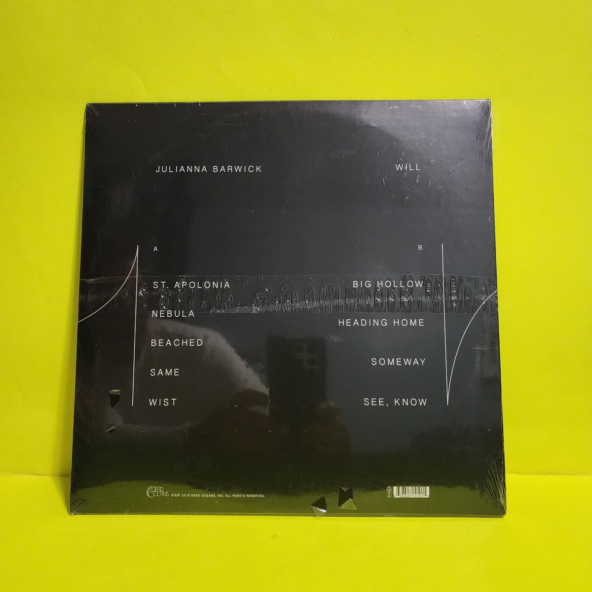 Julianna Barwick - Will - 2016 - DOC110 New - Sealed - Vinyl