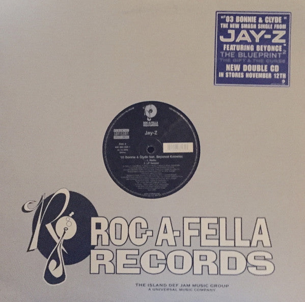 Jay-Z Feat. Beyoncé Knowles - '03 Bonnie & Clyde - 2002 - 440 063 843-1 - New - Sealed - Vinyl