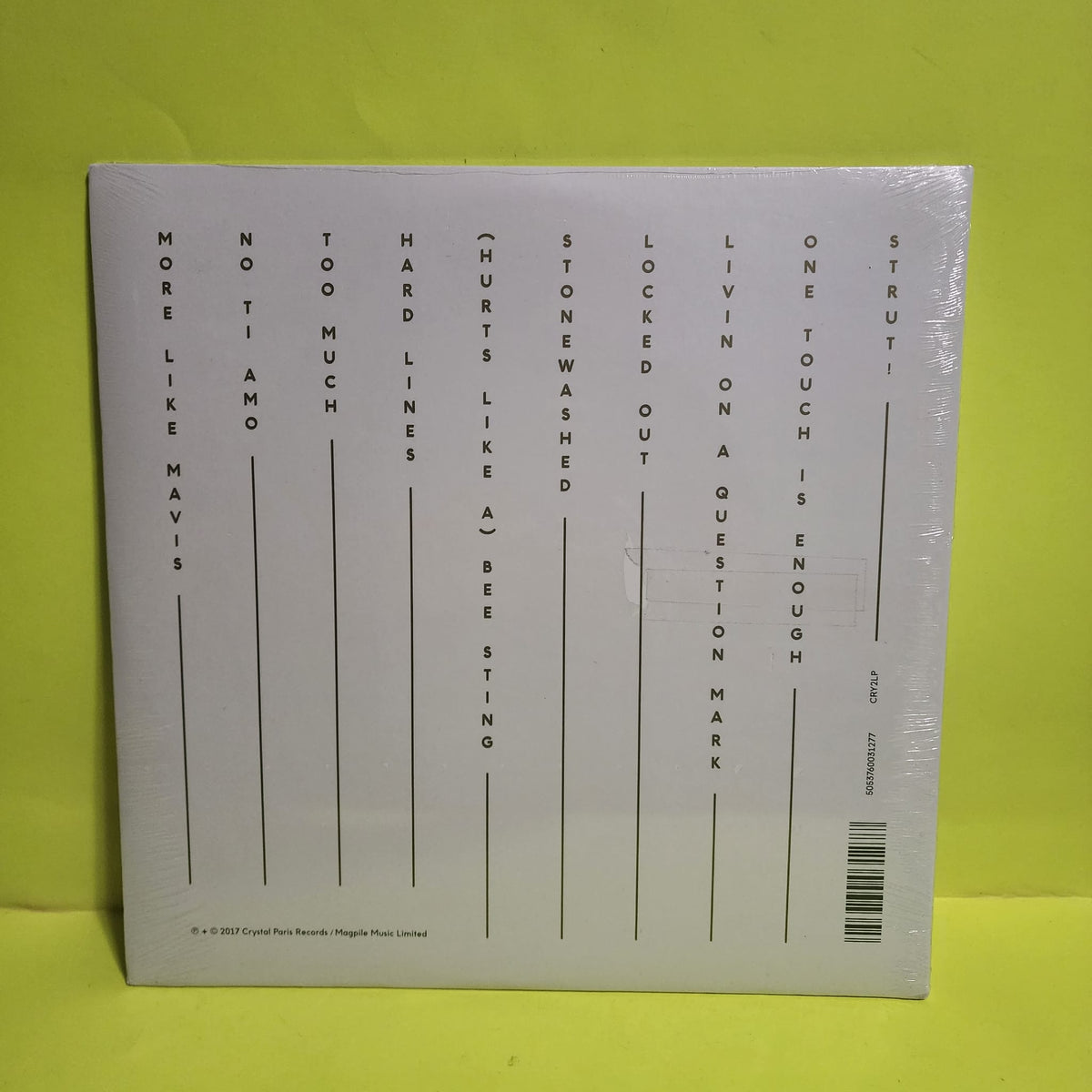 Lucky Soul - Hard Lines - 2017 - CRY2LP New - Sealed - Vinyl