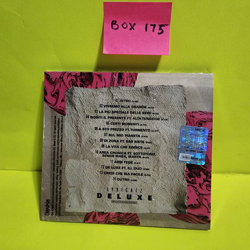 Lyricalz - De Luxe - 2019 - ODR065CD New - Sealed - CDs