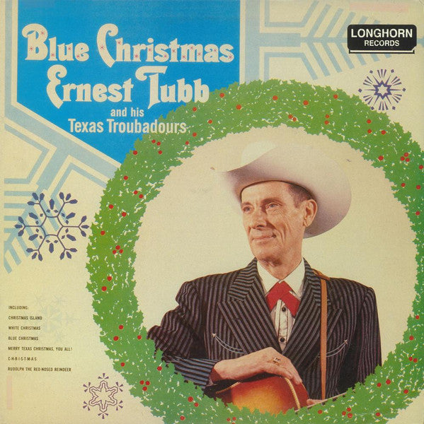 Ernest Tubb And His Texas Troubadours - Blue Christmas - HAT 3020 - New - Sealed - Vinyl