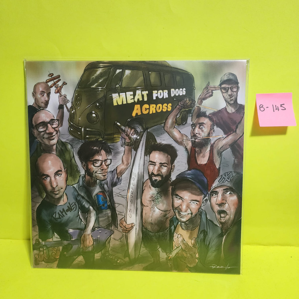 Meat For Dogs/Across  - Split - 2022 - ODR064LP New - Sealed - Vinyl