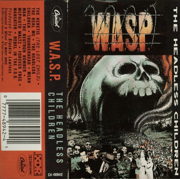W.A.S.P. - The Headless Children - 1989 - C4-48942 - Used - EX - Cassettes