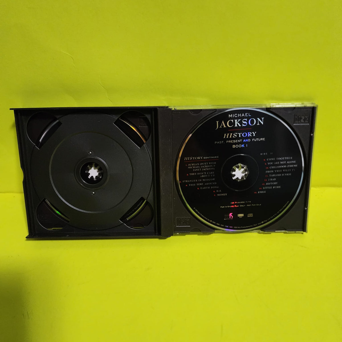 Michael Jackson  - Michael Jackson History Book l / Rare Promo  - 1995 - 2SK 7122 Used - VG+ - CDs