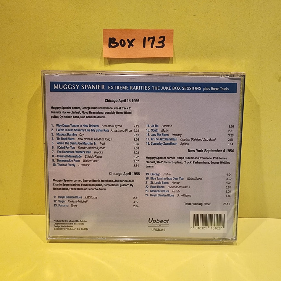 Muggsy Spanier - Extreme Rarities: The Juke Box Sessions + Buonus Tracks - 2021 - URCD310 New - Sealed - CDs