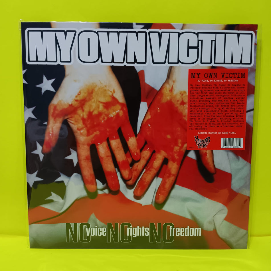 My Own Victim - No Voice, No Rights, No Freedom - 2025 - HRB003 New - Sealed - Vinyl