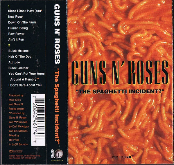 Guns N' Roses - "The Spaghetti Incident?" - 1993 - GEFC-24617 Used - EX - cassettes