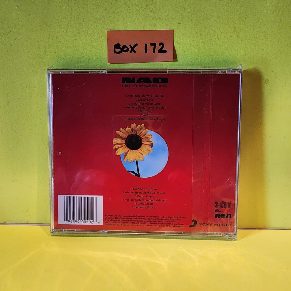 Nao  - And Then Life Was Beautiful - 2021 - 19439900502 New - Sealed - CDs
