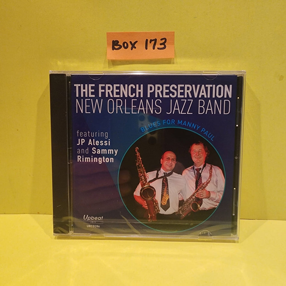 French Preservation New Orleans Jazz Band - Blues For Manny Paul - 2018 - URCD286 New - Sealed - CDs