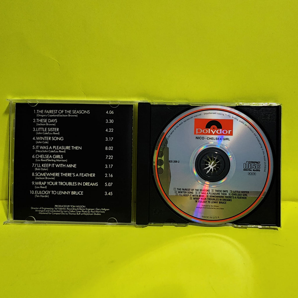 Nico  - Chelsea Girl - 1994 - 835 209-2 Used - VG++ - CDs