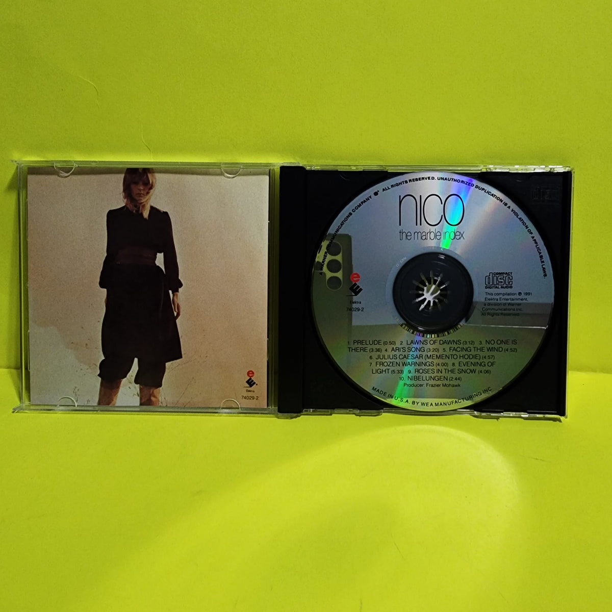 Nico - The Marble Index - 1991 - 74029-2 Used - VG++ - CDs