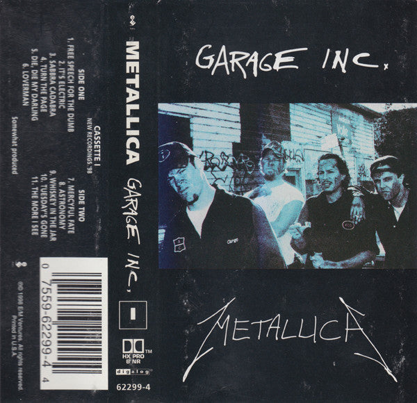 Metallica - Garage Inc. - 1998 - 62299-4 Used - EX - cassettes