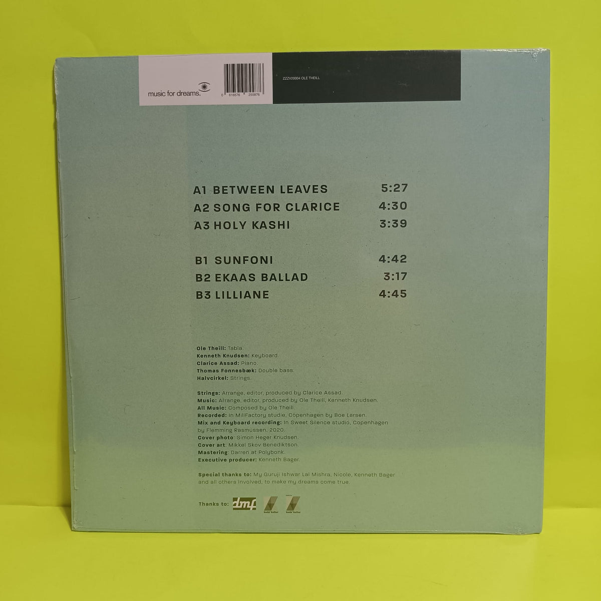 Ole Theill - Transparent - 2020 - ZZZV20004 New - Sealed - Vinyl