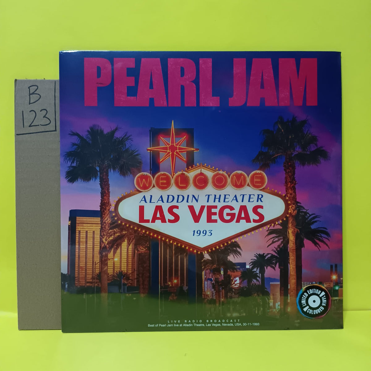 Pearl Jam - Aladdin Theater Las Vegas 1993 - VC93338 New - Sealed - Vinyl