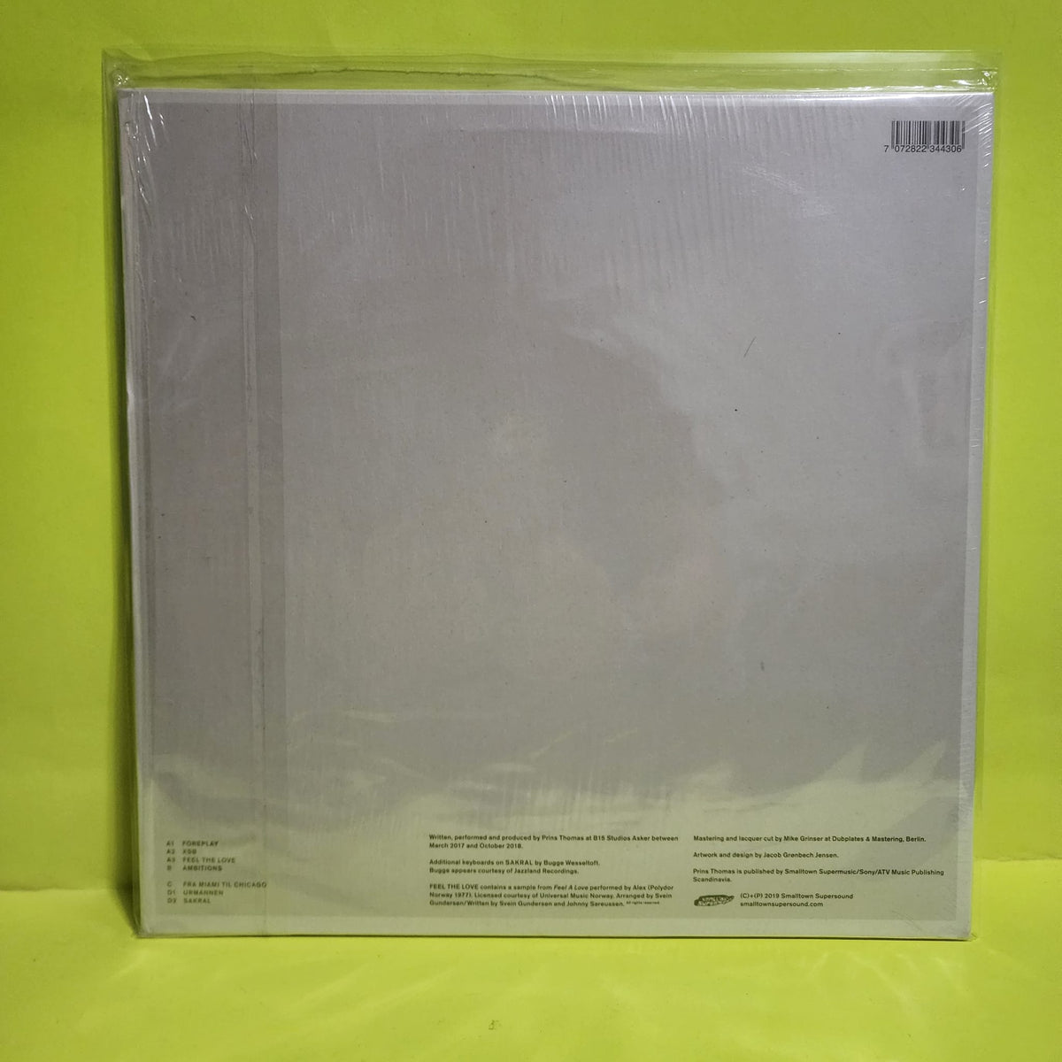 Prins Thomas - Ambitions - 2019 - STS344LP New - Sealed - Vinyl