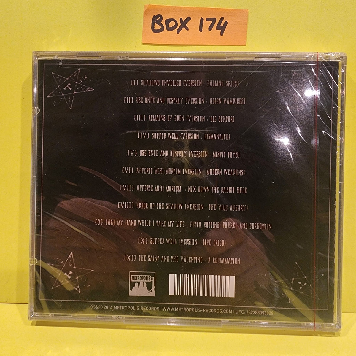 Psyclon Nine - [Disorder : The Shadow Sessions] - 2014 - MET 938 New - Sealed - CDs