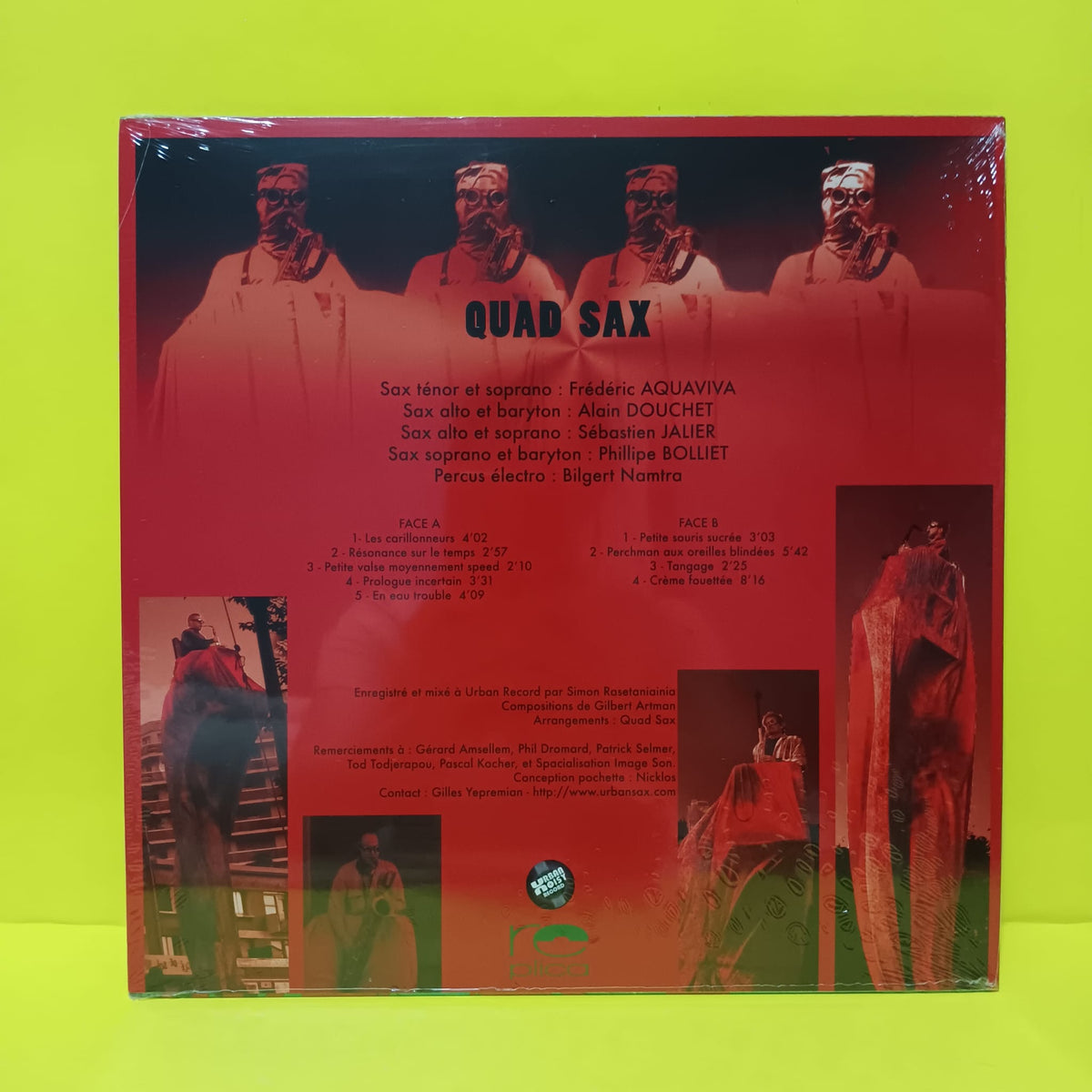 Quad Sax - Quad Sax - 2018 - RPC032 New - Sealed - Vinyl