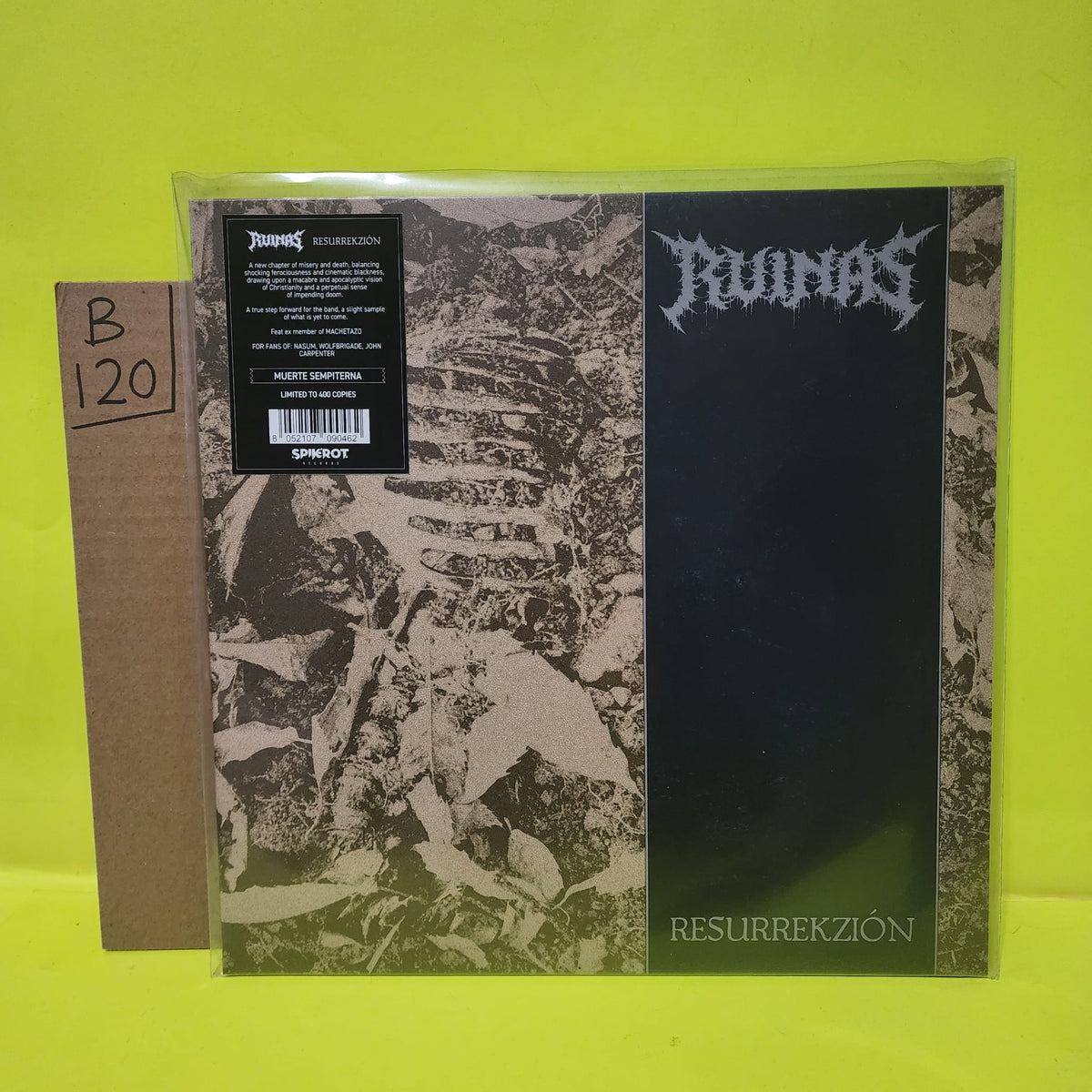 Ruinas  - Resurrekzión / Limited to 400 Copies  - 2022 - SPK026LP New - Sealed - Vinyl