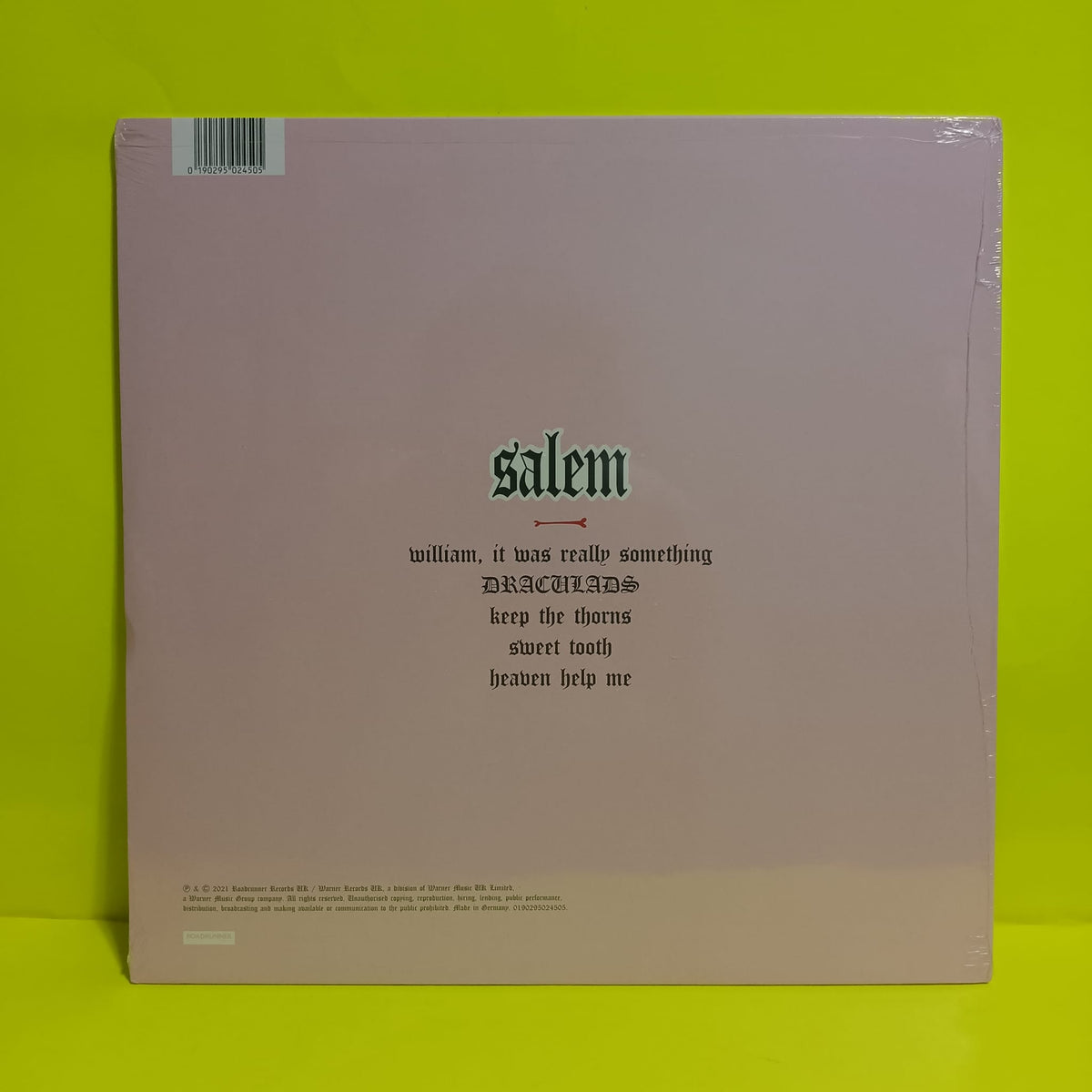 Salem  - Salem II - 2021 - 0190295024505 New - Sealed - Vinyl