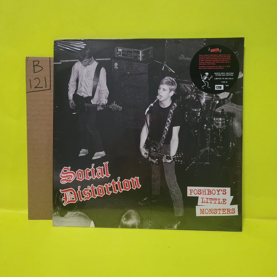 Social Distortion - Poshboy's Little Monsters /RSD Limited Numbered Colored White. - 2019 - RRS100 New - Sealed - Vinyl