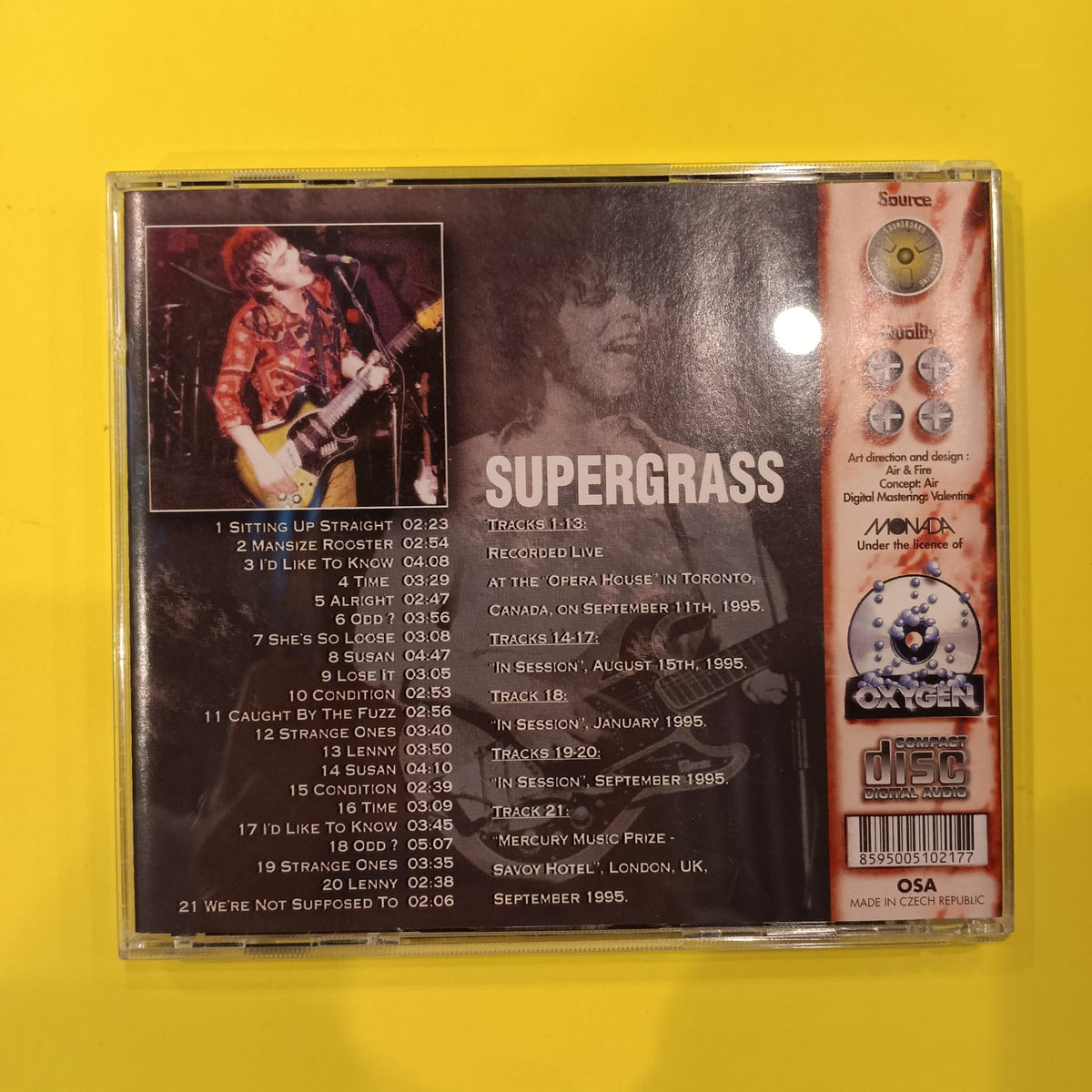 Supergrass - Feel Alright! - 1996 - OXY038 Used - NM - CDs