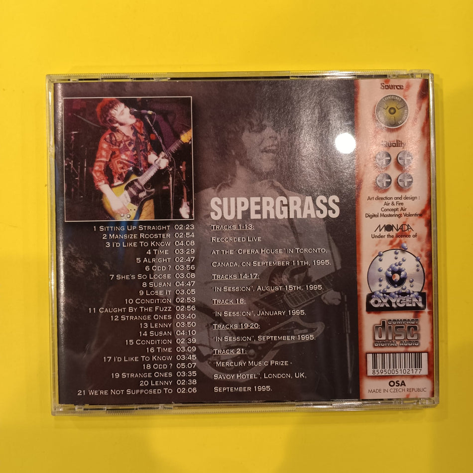 Supergrass - Feel Alright! - 1996 - OXY038 Used - NM - CDs
