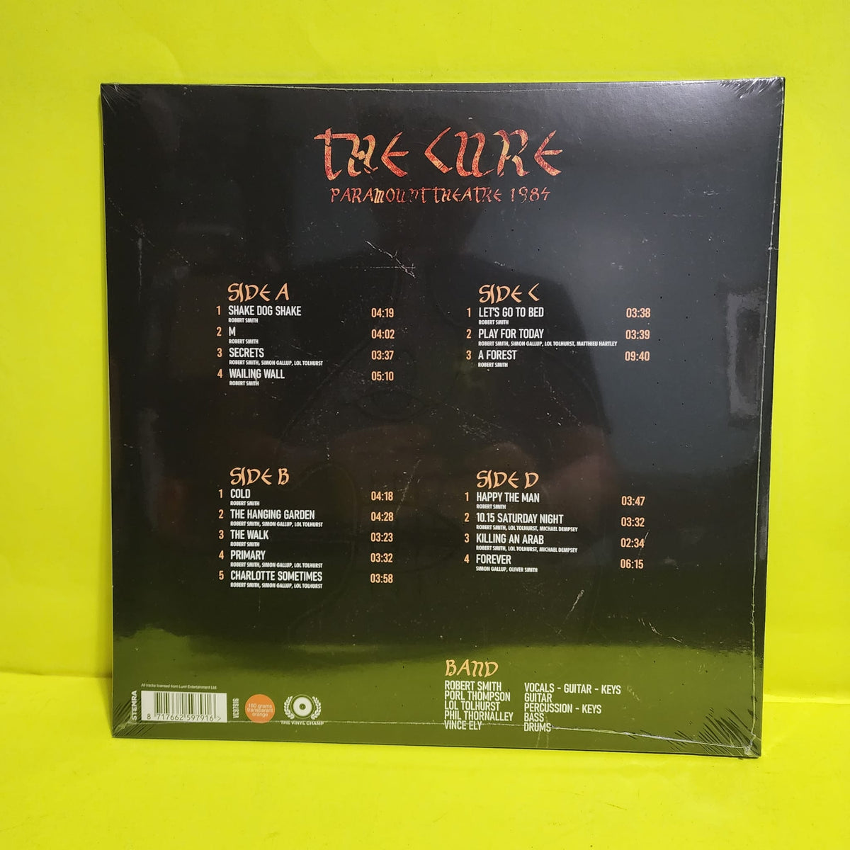 The Cure - Paramount Theatre 1984 (Live Radio Broadcast) - 2025 - VC97916 New - Sealed - Vinyl