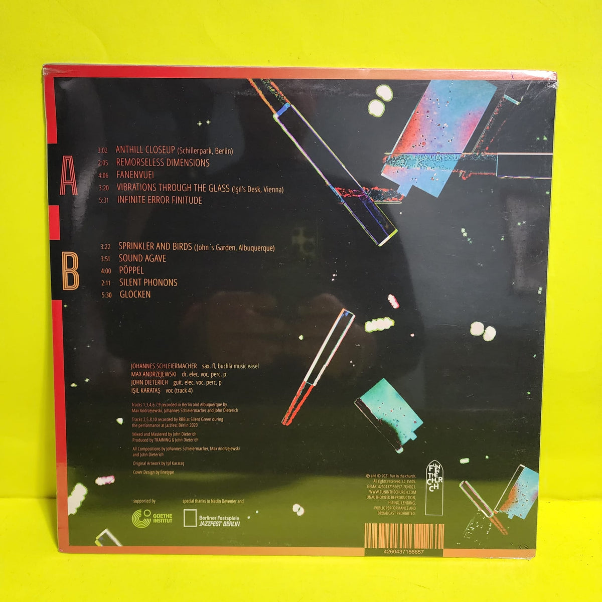 Training & John  - Three Seconds  - 2021 - FUN021 New - Sealed - Vinyl