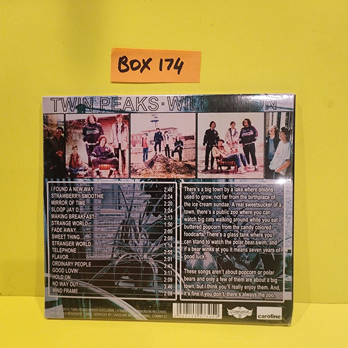 Twin Peaks  - Wild Onion - 2014 - COMM122 New - Sealed - CDs