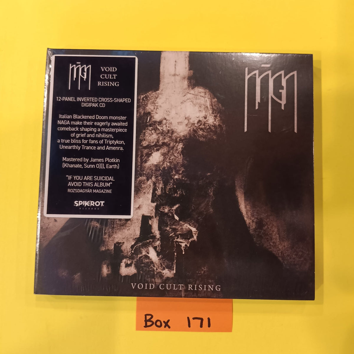 Naga - Void Cult Rising - 2019 - SPK013CD New - Sealed - CDs