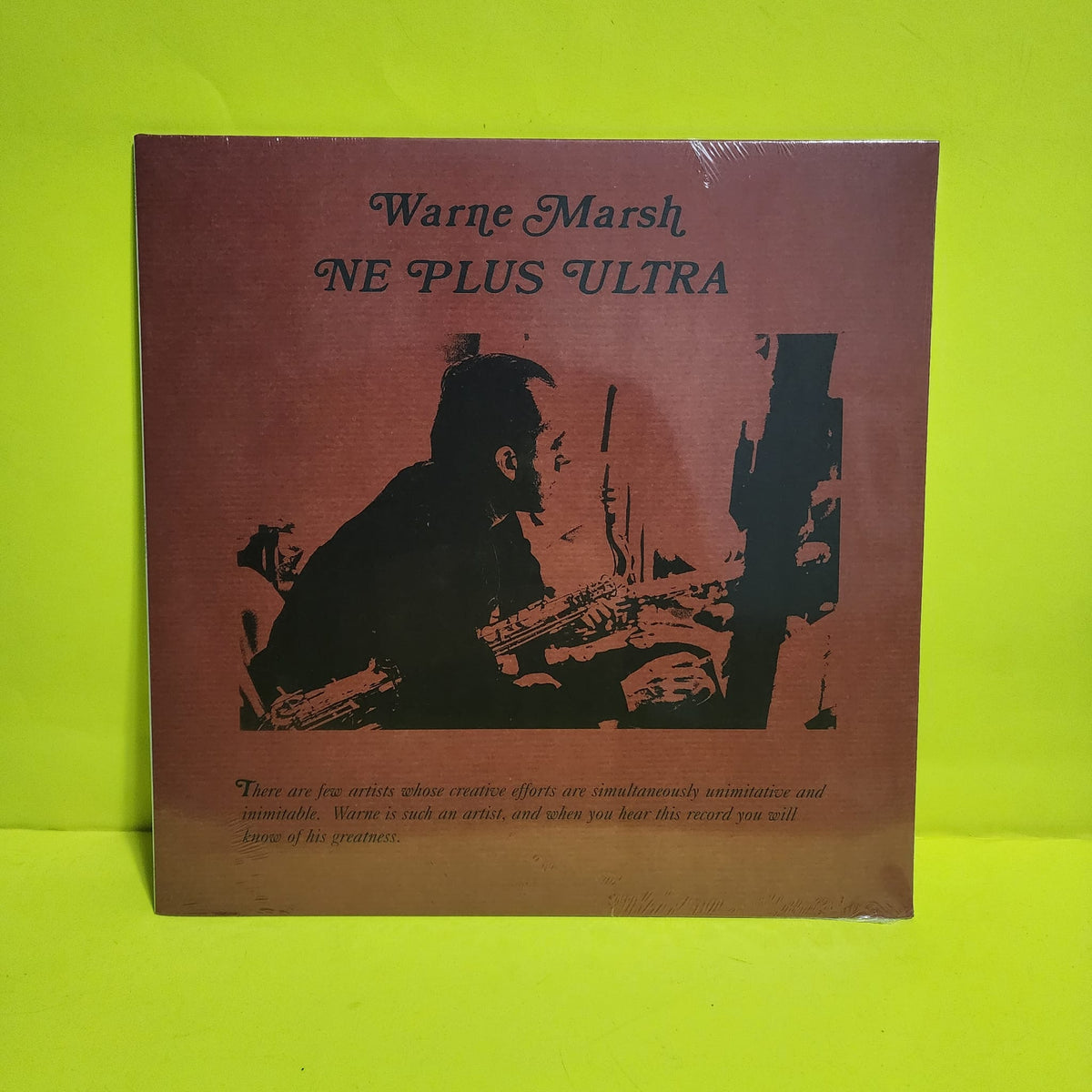Warne Marsh  - Ne Plus Ultra - 2023 - HE69010 New - Sealed - Vinyl