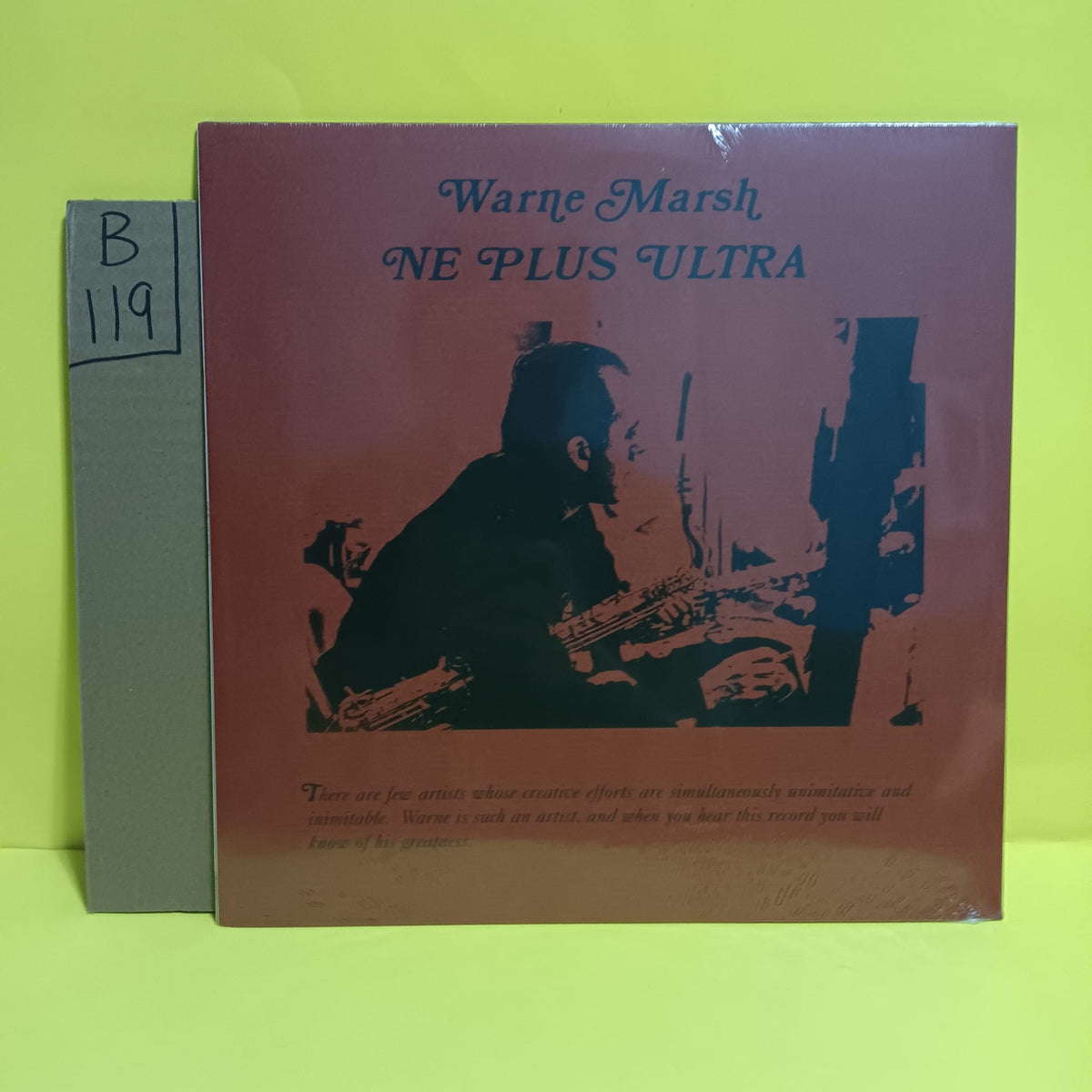 Warne Marsh  - Ne Plus Ultra - 2023 - HE69010 New - Sealed - Vinyl