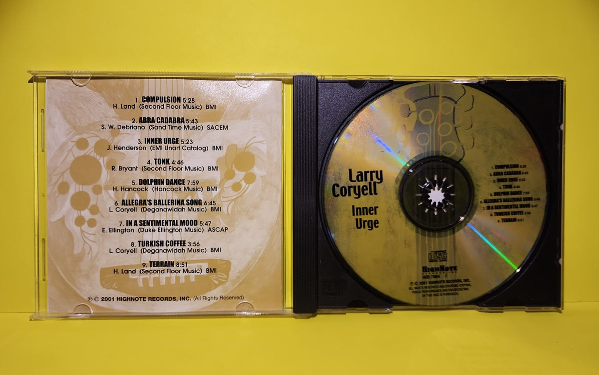 Larry Coryell - Inner Urge - 2001 - HCD 7064 Used - EX - CDs