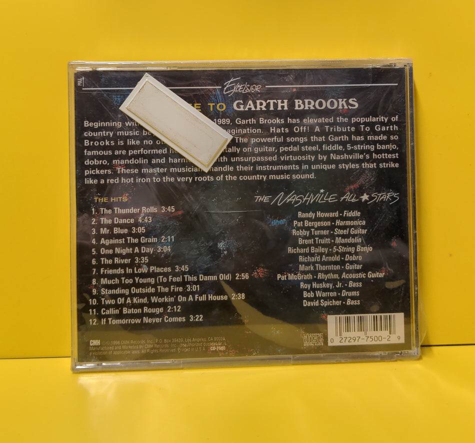 The Nashville All-Stars - A Tribute To Garth Brooks  - 1998 - CD-7500 New - Sealed - CDs