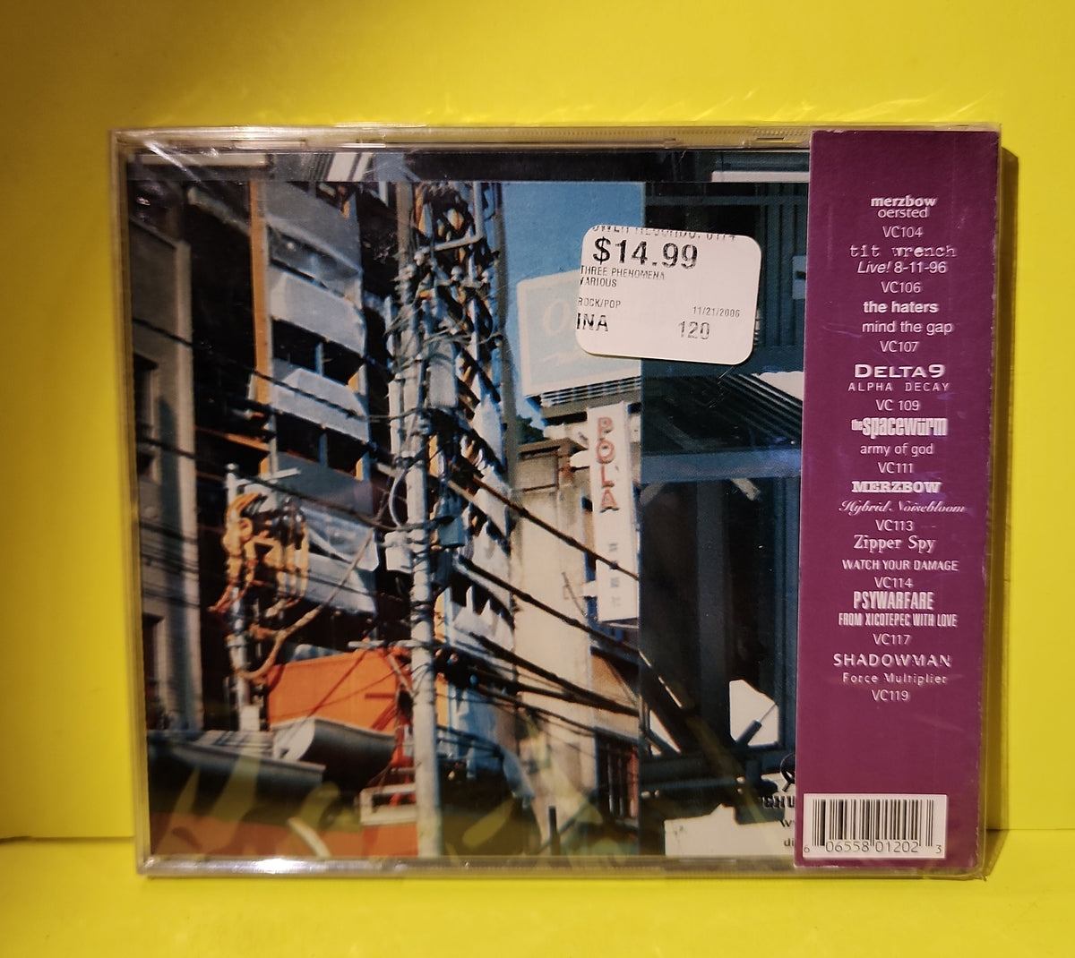 K2, AMK & The Haters - Three Phenomena - 1997 - VC-120 New - Sealed - CDs