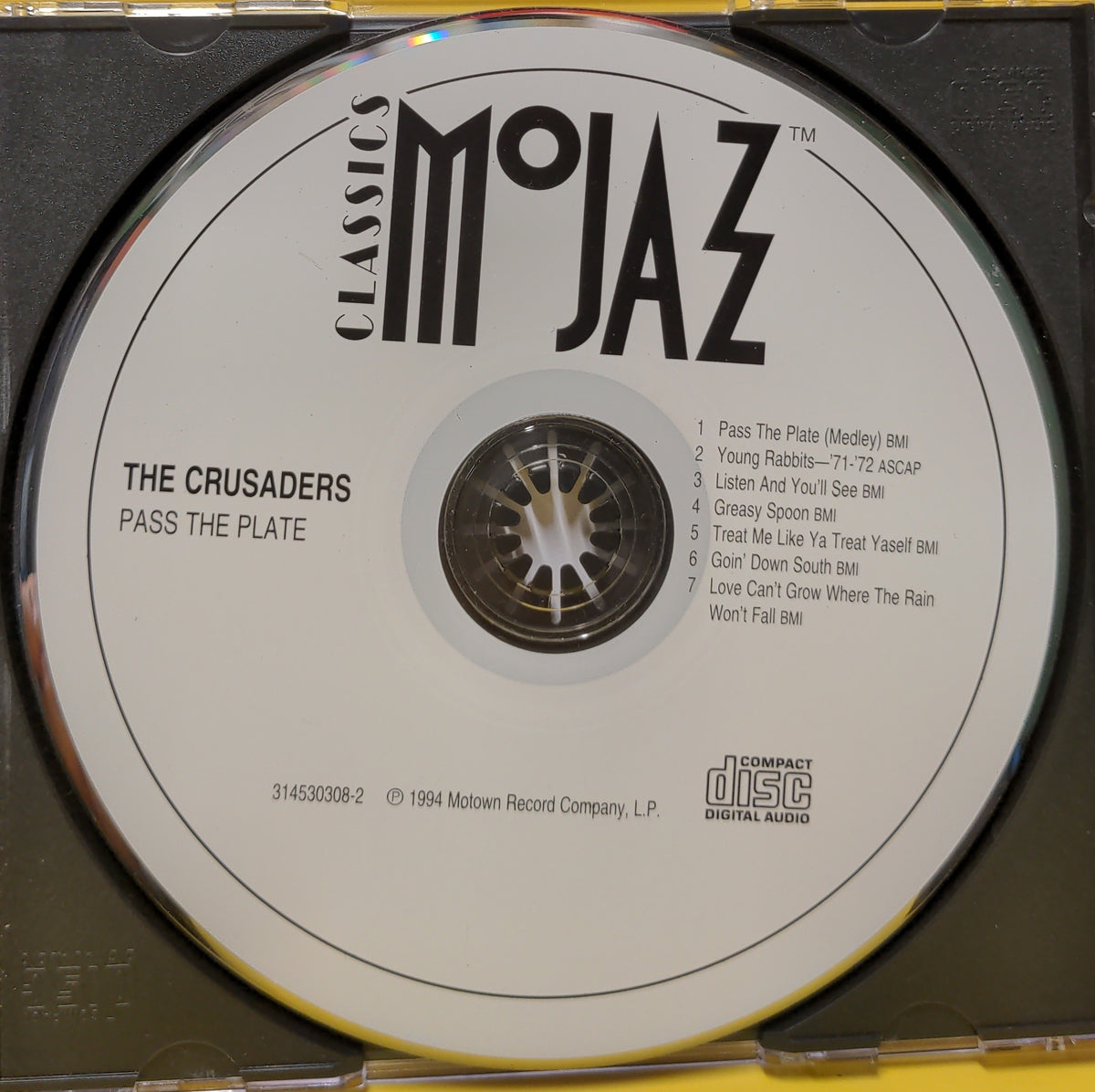 The Crusaders - Pass The Plate - 1994 - 31453-0308-2 Used - VG++ - CDs