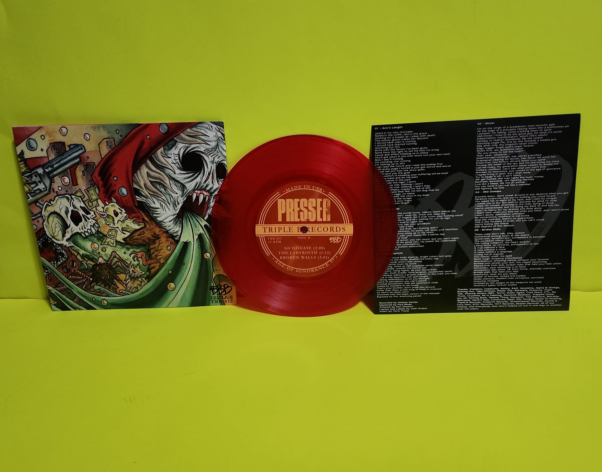 Downpresser - 7" Age of Ignorance  - 2009 - TRB-012 New - NM - Vinyl