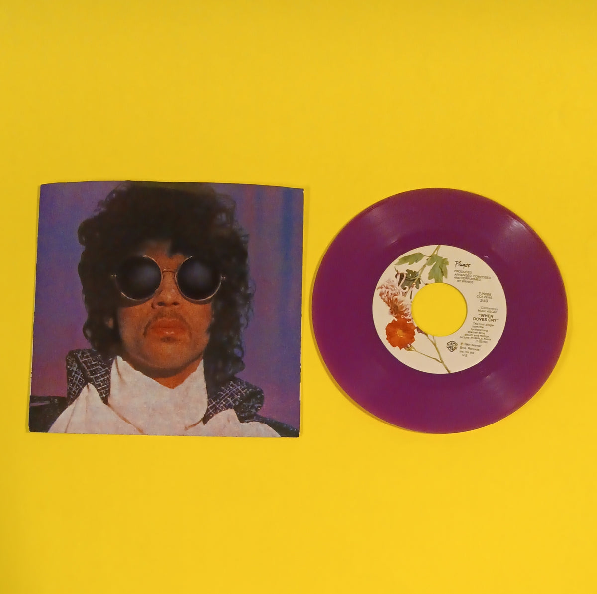 Prince - When Doves Cry (Purple 7") - 1984 - 7-29286 Used - NM - Vinyl