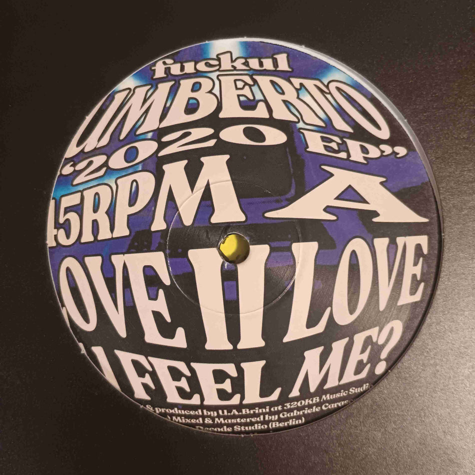 Umberto - 2020 EP (Italy House 12") - 2020 - FUCKU1 Used - VG++ - Vinyl
