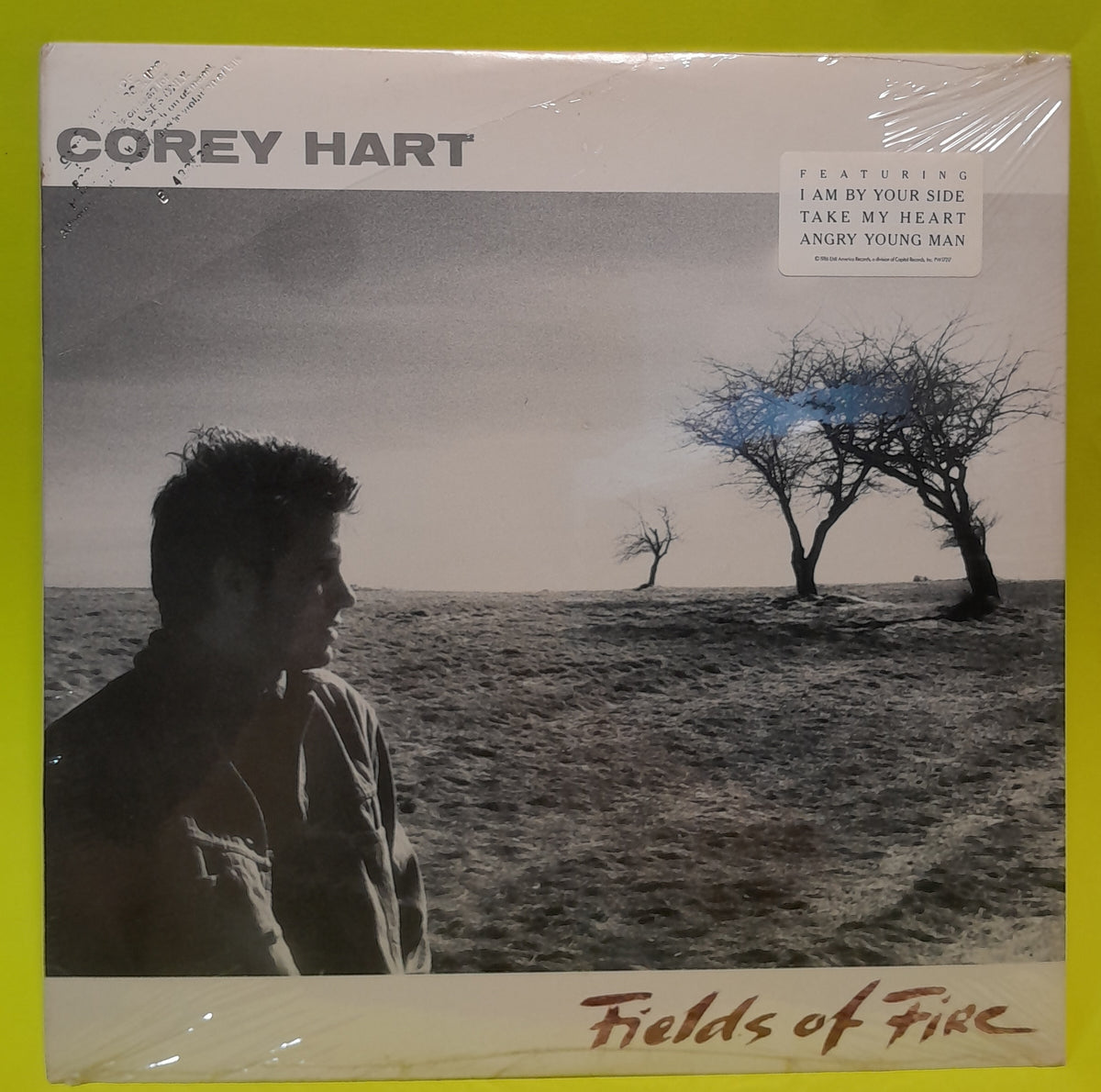 Corey Hart - Fields Of Fire - 1986 - PW-17217 New - Sealed - Vinyl - Promo