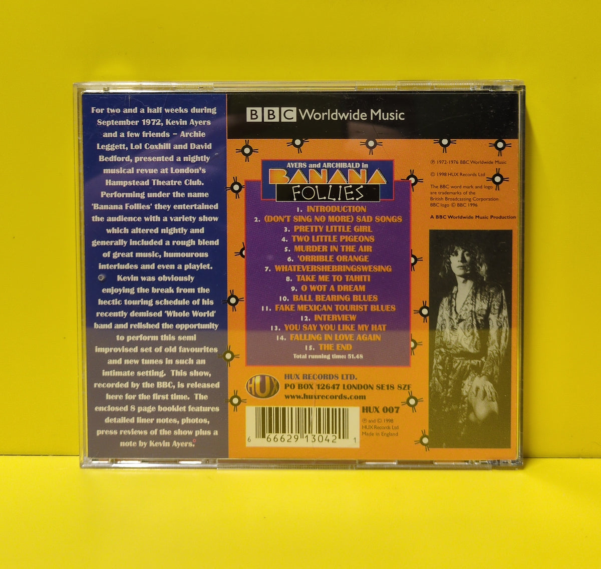 Ayers And Archibald - Banana Follies - 1998 - HUX 007 Used - EX - CDs