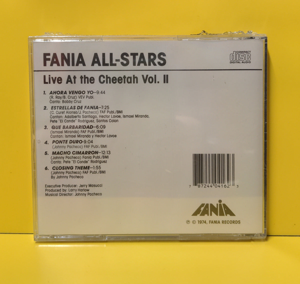 Fania All Stars - Live At The Cheetah Vol. 2 - SLP 00416 New - Sealed - CDs
